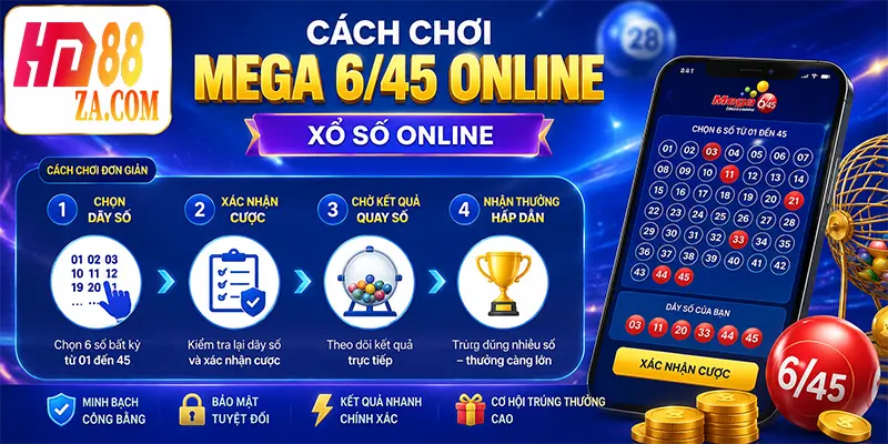 Cách chơi Mega 645 Online