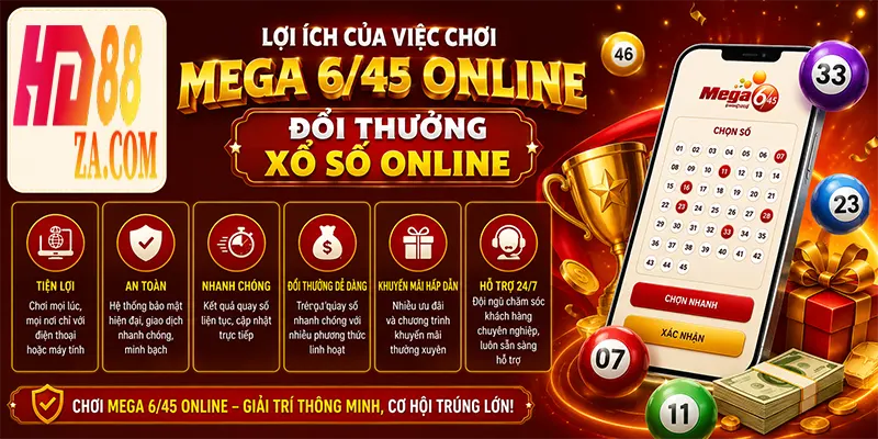 Lợi ích của việc chơi Mega 645 Online Đổi Thưởng