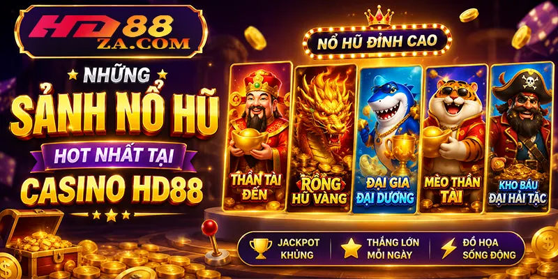 Những Sảnh Nổ Hũ Hot Nhất Tại Casino HD88