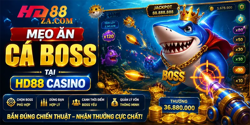 mẹo ăn cá boss tại hd88